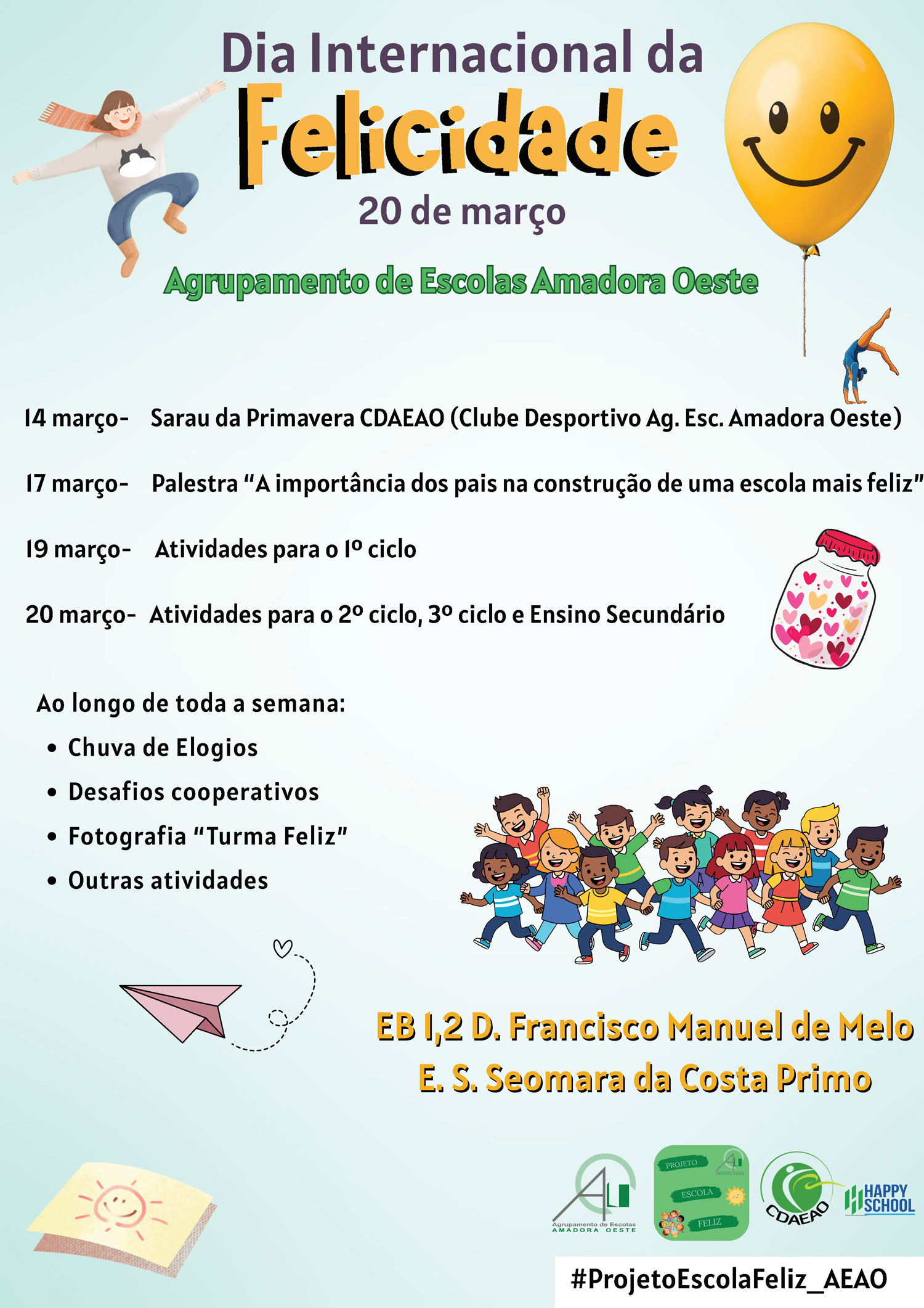 Cartaz Semana Felicidade